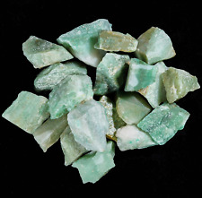 1/2 LB Green Jade Rough Bulk Natural Stone Raw Gemstone Tumbling Cabbing Polishi picture