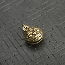 Chinese old Antique Collectible Brass Tiger head small bell Exquisite Pendant picture