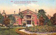 O'Connor Sanitarium, San Jose, California, early postcard, unused picture