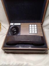 VTG Deco-Tel Hidden Executive Box Telephone 007 Spy -Leather Accents *Untested* picture