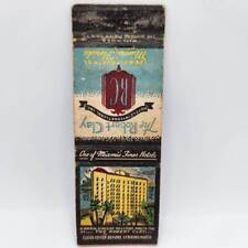 Vintage Matchbook The Robert Clay Hotel 129 S.E. Fourth St. Miami Florida  Colle picture
