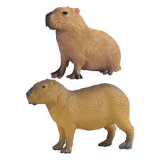 Capybara Figurine Toy Simulation Sitting/Standing Capybara Model Figure Decor picture