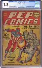 Pep Comics #1 CGC 1.8 1940 4132188003 1st app. The Shield picture