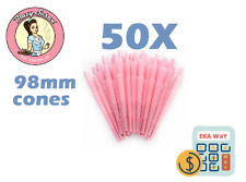 50X BLAZY SUSAN 98 MM Size Cones Organic Pink Cones 50 ct  picture