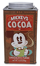 New Disney Parks Mickey's Really Swell Hot Cocoa Chocolate Fudge 12oz Metal Tin picture