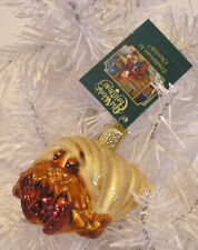 2019 - HERMIT CRAB - OLD WORLD CHRISTMAS BLOWN GLASS ORNAMENT NEW W/TAG picture