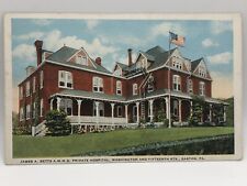 Postcard James A. Betts Private Hospital Easton Pennsylvania Posted picture