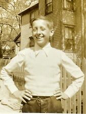 W4 Photograph Young Man 1930's Portrait  picture