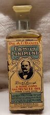 DR. A. C. DANIELS OSTER COCUS LINIMENT BOTTLE ORIGINAL LABEL FOR HUMAN OR ANIMAL picture