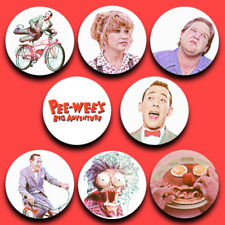 Pee-Wee's Big Adventure Button 8-Pack Herman Playhouse Paul Reubens picture