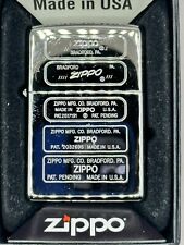 2014 Zippo Bottom Stamp Date Codes High Polish Chrome Zippo Lighter New In Box picture