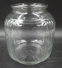 Vtg Retro DURAGLAS Clear Glass  Jar 6.5' picture