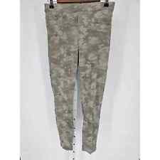 Spanx Womens Leggings Pants Green Stretch Camouflage Camo Medium picture