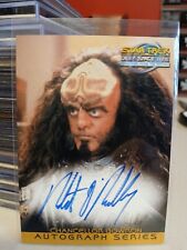 Star Trek Deep Space 9 Robert O'Reilly A11 Autograph Card as Chancellor Gowron  picture