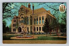 Boise ID-Idaho, State Capitol, Antique, Vintage c1910 Souvenir Postcard picture