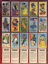 MAGICAL WORLD OF DISNEY BROOKE BOND TEA-FULL 25 CARD SET-MICKEY MOUSE-NRMINT++ picture
