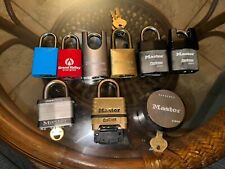 Master Lock Padlock Lot With Keys picture