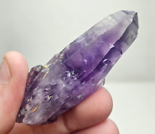 Tutu Cliffs Amethyst Crystal Point, Deep Purple Saturated Phantoms, 42 grams picture