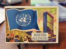 1956 Topps Flags of the World United Nations #80 picture