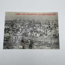San Francisco Earthquake 1906 Postcard California Historical Aerial Scene VTG picture