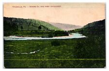 VTG 1930s- Where Oil Was Discovered - Titusville, Pennsylvania Postcard (Posted) picture