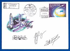 1996 Soyuz TM-23 Yuri Onufrienko, Yury Usachov full crew signed FDC cover picture