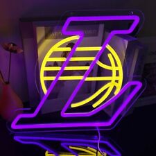 Los Angeles Lakers Neon Sign Wall Decor Basketball NBA Neon Light LED Lamp LA picture