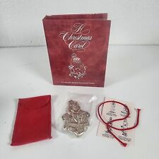 1994 Oneida Christmas Carol Series Sterling Ghost Present Ornament Pendant picture