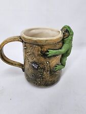 Rare Tom Hatton Nature Rules Frogman Coffee Mug 1996 Sci Fi Shape-shifting  picture