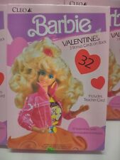 NIB Vintage Barbie 32 Valentines Cards 1991 W/ 3 Bonus Cards picture