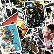 50pc Random Attack on Titan Phone Laptop XBOX PC PS Decal Anime Sticker Pack picture