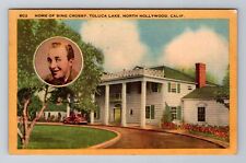 North Hollywood CA-California, Home Of Bing Crosby, Vintage c1939 Postcard picture