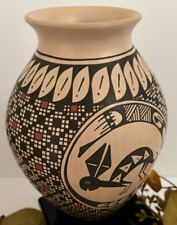 Mata Ortiz Pottery Ana Trillo Turtle Rabbit Paquime Olla Pot Jar Mexico Folk Art picture