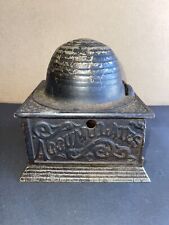 Antique 1892 Cast Iron Beehive Mechanical Bank Economy Accumulates Wealth picture