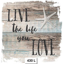 (430) TWO Individual Paper Luncheon Decoupage Napkins - LIVE the LIFE YOU LOVE picture