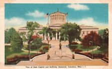 Postcard OH Columbus Ohio State Capitol & McKinley Memorial Vintage PC a2913 picture