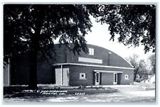 c1950's New Gymnasium Building Scene Street Rolfe Iowa IA RPPC Photo Postcard picture