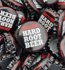 100 ((Sprecher Hard Root Beer)) **NO DENTS** Black Soda Cider Beer Bottle Caps picture