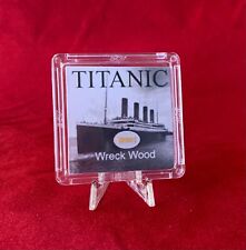 RMS Titanic Real Wreck Wood w/ COA & stand - White Star Line Relic Artifact picture