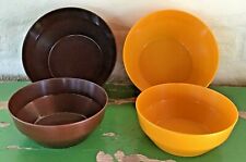 Vintage Set of 4 Husqvarna Bakelite Mixing Nesting Bowls Mid Century SWEDEN picture