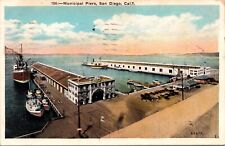 Postcard Municipal Piers in San Diego, California picture
