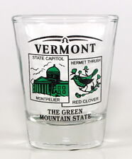 VERMONT STATE SCENERY GREEN NEW SHOT GLASS SHOTGLASS picture