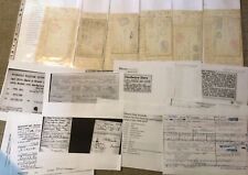 WWI AEF letter lot Fire Hose & Truck Co #317 , no work, influenza, dry states  picture