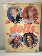 Vintage Hollywood Dolls Calendar 1995 Sealed Basing,Stone,Pfeiffer,Robert’s picture