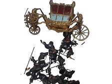 parts only Vintage Metal  Royal Carriage with Elizabeth and king Made in England picture