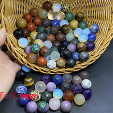 Top Wholesale Natural Mixed Crystal Ball Quartz Crystal Sphere Healing 15mm+ picture