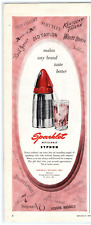 1948 Print Ad Sparklet Refillable Syphon Turn Tap Water into Sparkling Club Soda picture