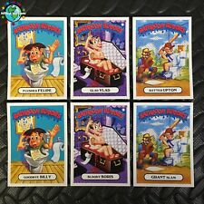 2018 GARBAGE PAIL KIDS OH THE HORROR-IBLE BATHROOM BUDDIES 6-CARD SET (16,17,18) picture