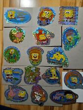 SpongeBob SquarePants Vintage Vending Machine Stickers Series#3 2002 Set of 16 picture