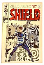 SHIELD #4 1968 8.0 VF 🔑 Iconic Cover Jim Steranko picture